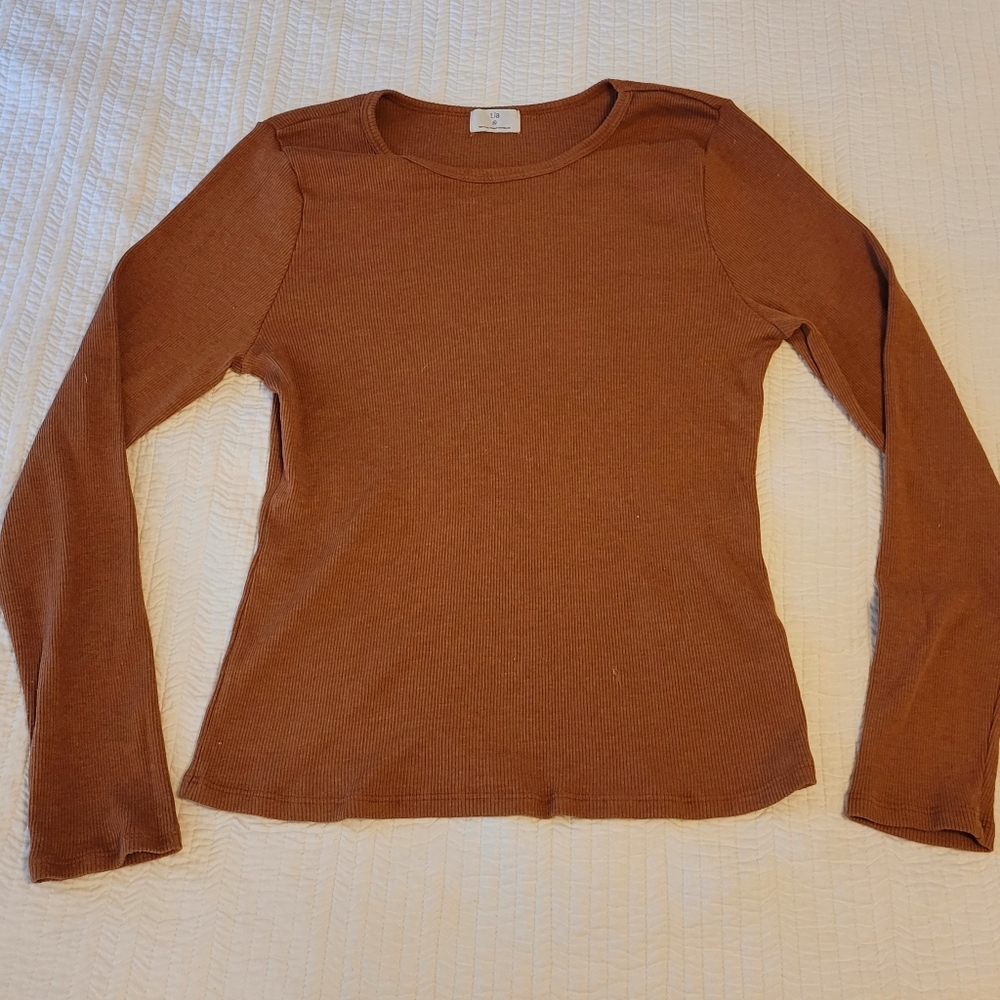 Anthropologie (t.la) ribbed knit top